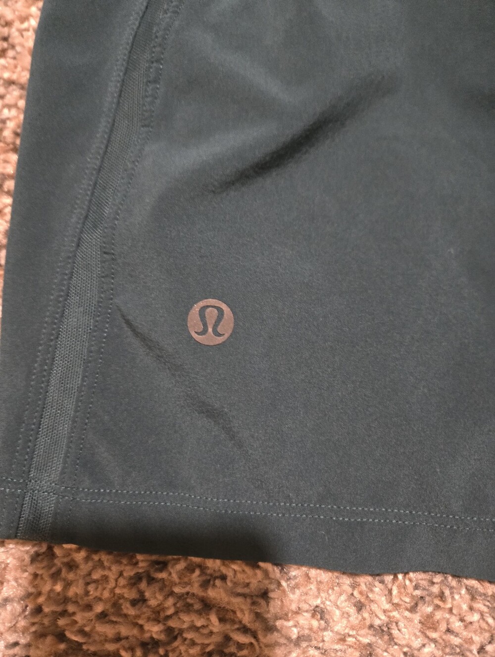 Mens Lululemon Teal Green Pace Breaker Lined Short 5" Size Large - Picture 4 of 11